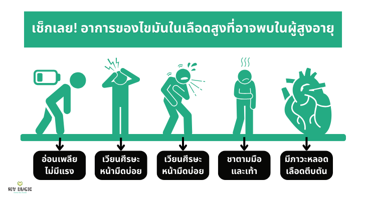 ไขมันในเลือดสูงอาจไม่แสดงอาการ แต่เสี่ยงอันตราย! อ่อนเพลีย เวียนศีรษะ แน่นหน้าอก ชาปลายมือเท้า อาจนำไปสู่โรคหัวใจและหลอดเลือดสมอง
