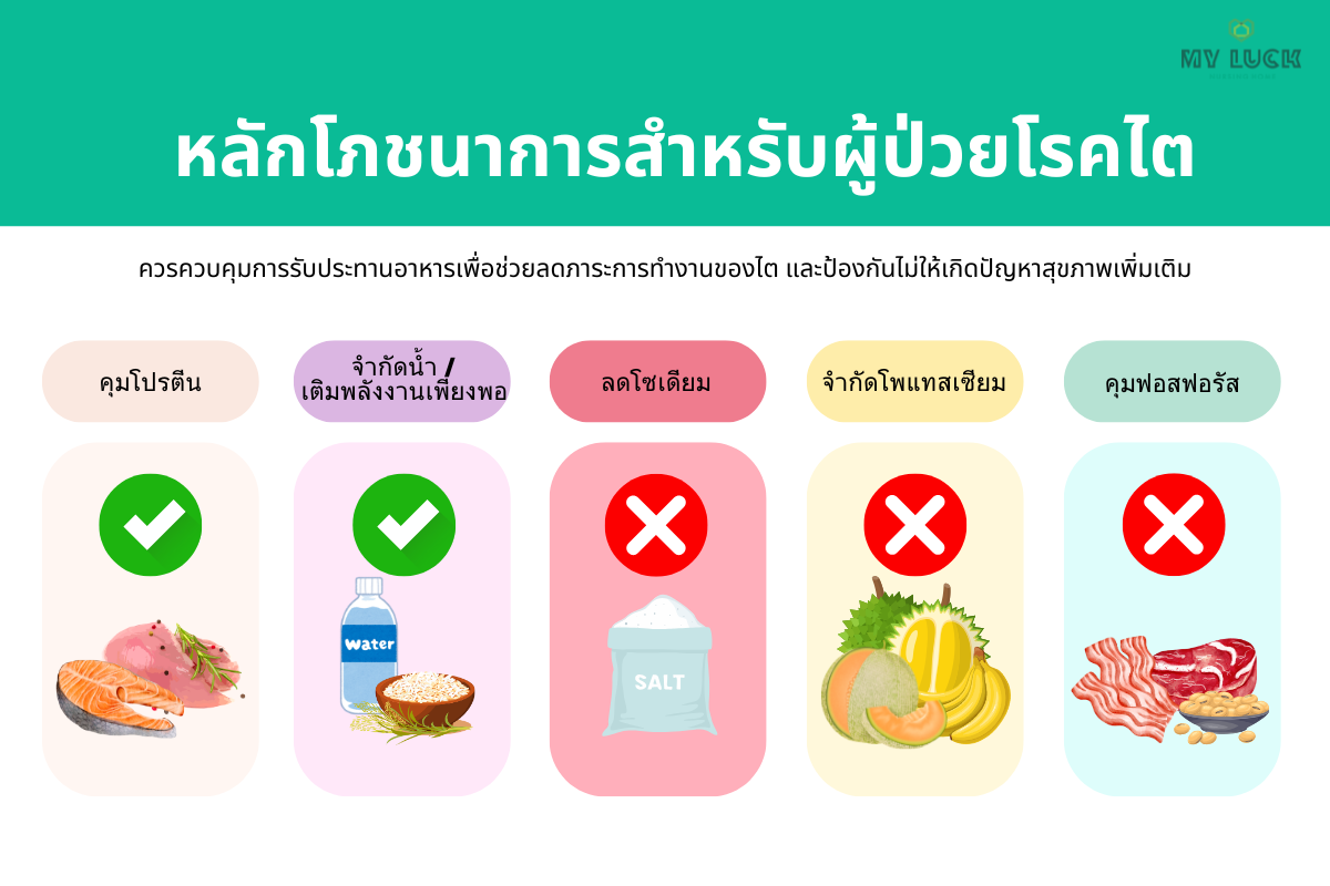 หลักโภชนาการสำหรับผู้ป่วยโรคไต