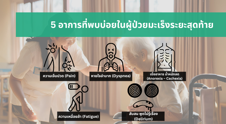 เช็กเลย! การสังเกต 5 อาการในผู้ป่วยมะเร็งระยะสุดท้าย
