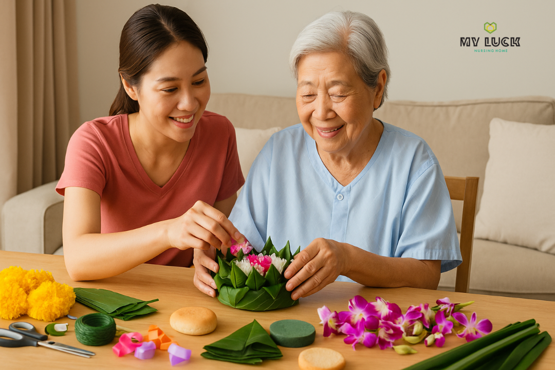 ลอยกระทง DIY ผู้สูงอายุทำเองง่ายๆ ทำร่วมกับหลานในบ้านเองได้