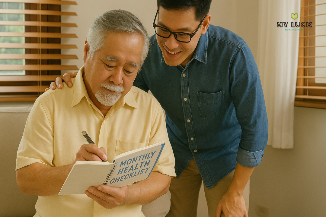 มอบสมุดสุขภาพประจำเดือนกับคุณพ่อผู้สูงอายุเป็นของขวัญวันพ่อ